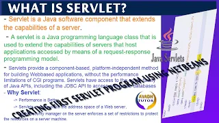 Introduction to Servlets What is Servlet how to Create First Servlet Program
