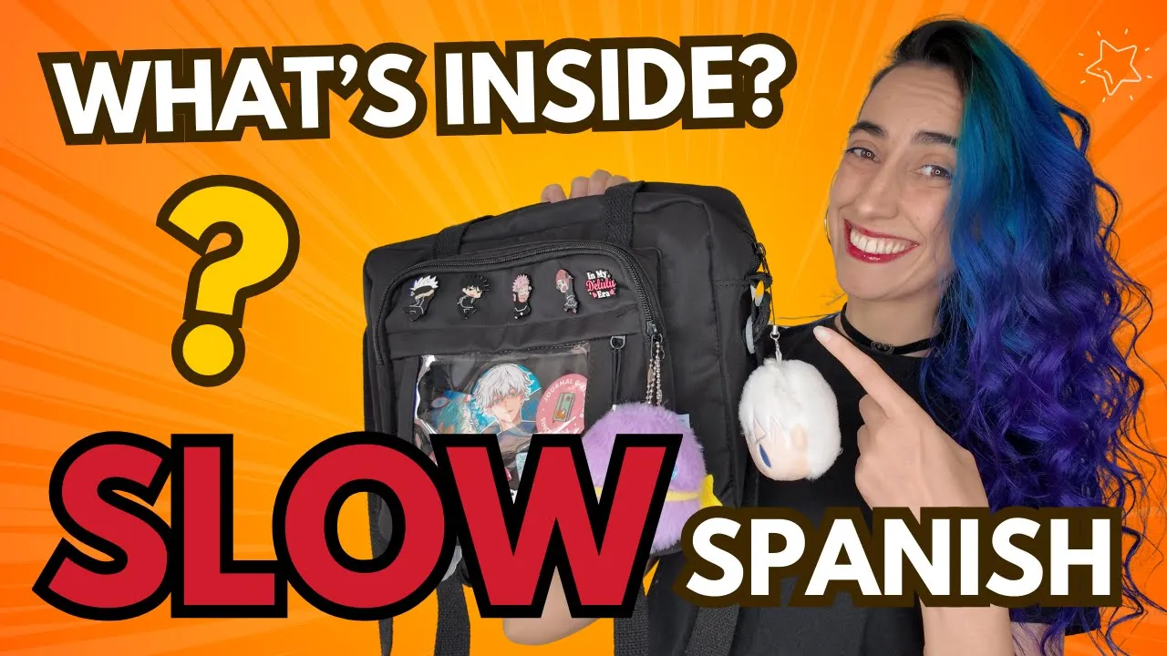 👜 What's In My Bag? | Spanish Listening Practice For Beginners (A1/2 Comprehensible Input) #spanish