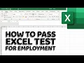 Lagu How to Pass EXCEL TEST FOR JOB INTERVIEW – Step-by-Step Guide