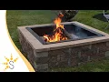 Sunnydaze Heavy-Duty Steel Square Fire Pit Insert - Size Options