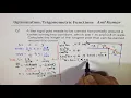 Optimization Trigonometric Functions AB Calculus IIT MCV4U