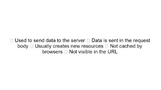 GET vs POST Explained HTTP Methods for Beginners