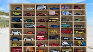 60 Tomica (die-cast cars) & Tomica Building for Seaside Fun