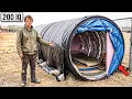 Homeless Boy Found a Culvert Pipe Twice the Width of Any Shelter - Sealed Both Ends and Slept Warm