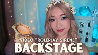 BACKSTAGE 🎥  "Roleplay Sirène" (décor, set-up, & bruitages) 🧜🏻‍♀️🌊