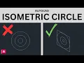 How to Draw and ISOMETRIC CIRCLE