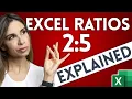 How to Calculate Ratios in Excel GCD Function explained