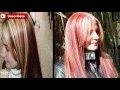 Mechas Platinadas en Fondo Cabello Rojo