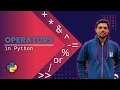 Operators in Python Bitwise Shift Logical Arithmetic Relational Membership Identity HINDI