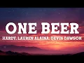 One Beer - HARDY (Lyrics) | Lauren Alaina, Devin Dawson