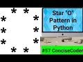 Star O Pattern in Python - ConciseCoder Beginners