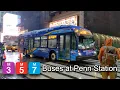 NYCT Bus M3 M5 M7 Routes at Penn Station