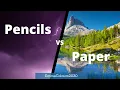 What pencils vs which coloring book paper - March 2022 update