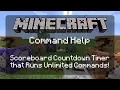 Command Help Countdown Timer with Custom Commands and Custom Timer Duration For Minigames 1 12