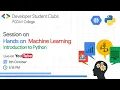 Hands - on Machine Learning Brief Introduction to Python Part 1