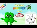 Make Your Own Number Four Numberblocks Crafts Play-Doh