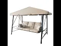 Replacement Canopy for Gazebo 3-Person Swing RUS473C - LCM646