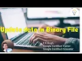 Update Search Binary File CBSE Class 12 Computer Science