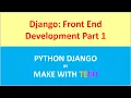 5 Django Online shopping website Front End development using Bootstrap Django lWeb development