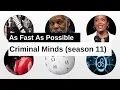 Criminal Minds season 11 As Fast As Possible
