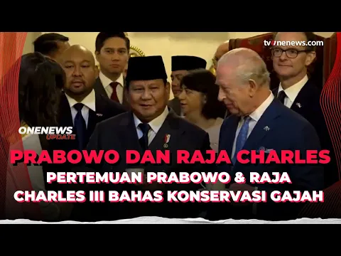 Di London, Prabowo–Raja Charles III Dorong Konservasi Gajah