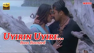 uyirin uyire bass boosted audio kaakha kaakha harris jayaraj