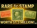 Rare 1 Cent US Stamps Worth 1 3 Million Franklin Parcel Post Navy Commemoratives Explained