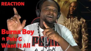 burna boy want it all feat polo g reaction