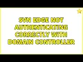 SVN Edge not authenticating correctly with domain controller