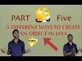DIFFERENT ways to create an OBJECT in JAVA Part 5 deserialization in java readObject