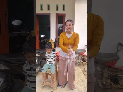 papa jangan kawin lagi,fatan gak mau pake bedak #shorts #lucu #funny