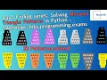 Day5 Coding 22 Mirrored triangle patterns in Python Interviews jobs exams Target45