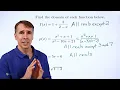 Art of Problem Solving Domain of a Function