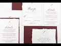 DIY Torn Edging Invitations - Deckled Edging