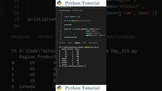 Creating Pivot Tables With Pandas Python Tutorial