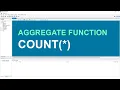 SQL COUNT FUNCTION AGGREGATE FUNCTIONS SQL Tutorial For Beginners HINDI