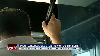 Major schedule shake-up on the way for HART bus routes