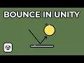 How To Make An Object Bounce In Unity 6