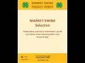 Wyoming 4-H Market Swine Health Managment Workshop