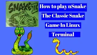 How to play nSnake The Classic Snake Game In Linux Terminal