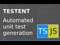 Testent creating Typescript unit tests automatically