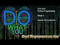 CIS 2131 - Python Programming