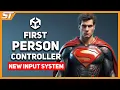 FPS CONTROLLER Using New INPUT System Unity Tutorial 2023