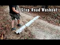 Road Guard Rail Prevents Erosion Stop Washout