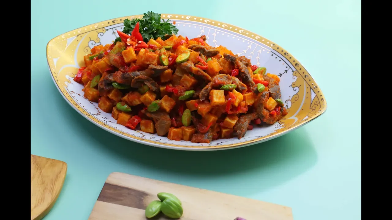 Resep sambal goreng kentang ati ampela. 