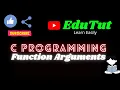 Function Arguments C For Beginners EduTut Learn Easily in Tamil