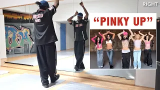 KATSEYE "PINKY UP" DANCE TUTORIAL | STEP BY STEP W MIRROR