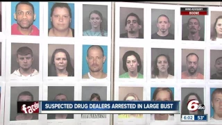 28 arrested in Johnson County drug sweep