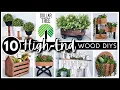 TOP 10 DOLLAR TREE Wood DIYs That Don t Look CHEAP Solid Wood Dollar Store Wood Crate Crafts
