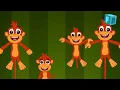 Five Little Monkeys Jumping On The Bed | Children Nursery Rhyme | Flickbox Kids Songs